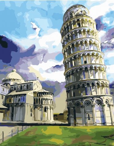 PK 41008 Картина по номерам Paintboy "Пизанская башня"