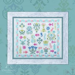 0025-ПС-Н-3Bf Набор для вышивания СОВИНЫЙ ЛЕС  "Подводный сад"