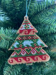 С036-01 Набор для вышивания "Елочка Мишкин Новый год", 10х8,5 см