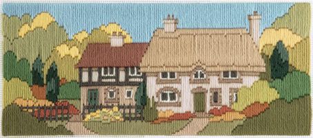 Набор для вышивания в технике лонгстич DERWENTWATER DESIGNS "Лесная тропинка" LLWD 