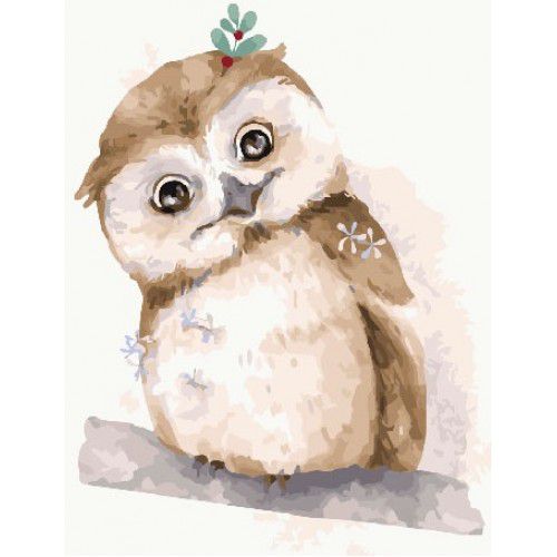 Картина по номерам Paintboy "Милый совенок" GX26923