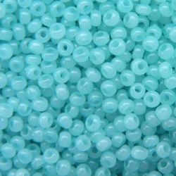 02165 Бисер полупрозрачный ярко-голубой (Preciosa) 