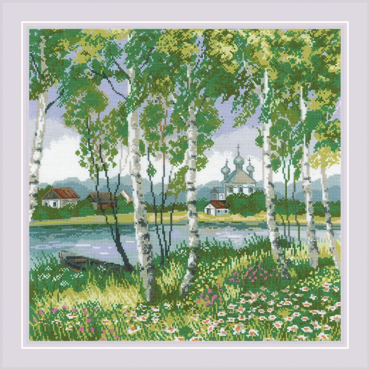 Набор для вышивания Риолис "Березовая роща" 1436