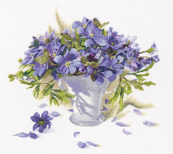 Набор для вышивания крестом РТО "Первоцветы" M488