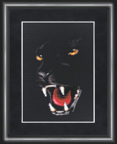 НС-003 Набор для вышивания Золотое руно "Пантера"