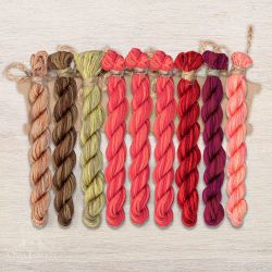 НМул-КО043-3282 Набор ниток OwlForest для схемы «Конь-огонь» (DMC) 28 каунт в 2 нити