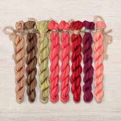 НМул-КО043-3322 Набор ниток OwlForest для схемы «Конь-огонь» (DMC) 32 и 28 каунт в 2 нити