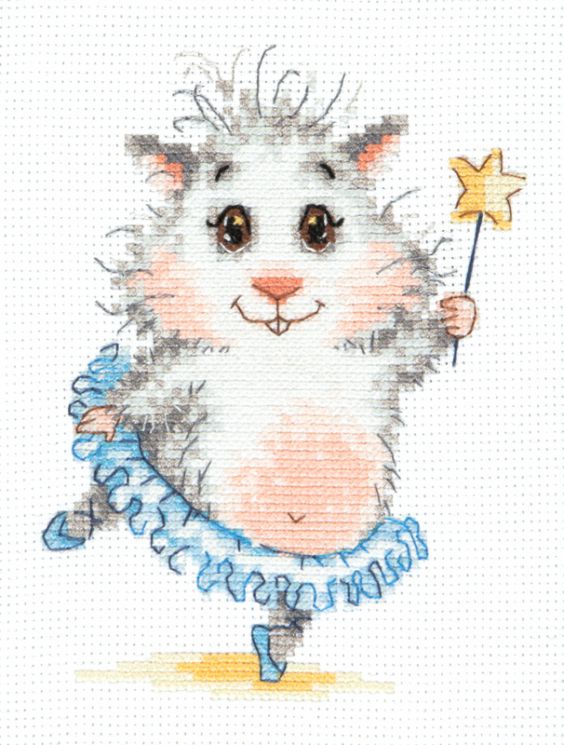 Набор для вышивания крестом Чудесная игла «Звезда балета» 19-15