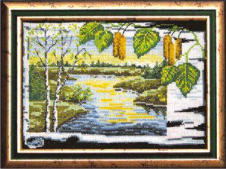 Набор для вышивания крестом СДЕЛАЙ СВОИМИ РУКАМИ "Серёжки" С-03