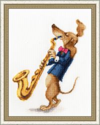 ВК-050 Набор для вышивания Золотое Руно "Джаз-з-з"