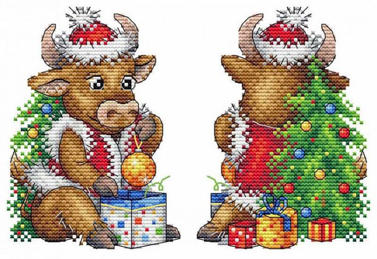 Р-498 Набор для вышивания "Жар-Птица" "Символ года. Бык"