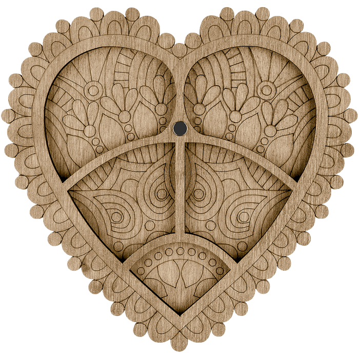 Органайзер для бисера без крышки ВОЛШЕБНАЯ  СТРАНА FLZB-001 14.5*14см, 5 ячеек