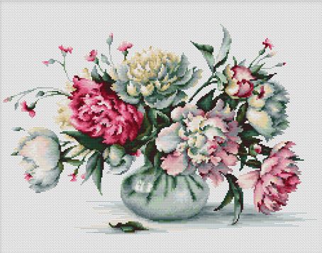 B2263 Набор для вышивания Luca-S "Пионы"