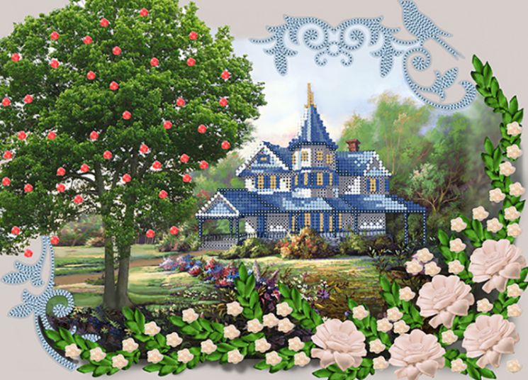 КБ-357 Схема для вышивания бисером ТМ Наследие "Волшебное место"