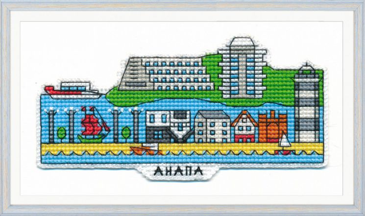 1101 Набор для вышивания ОВЕН "Анапа" (магнит)