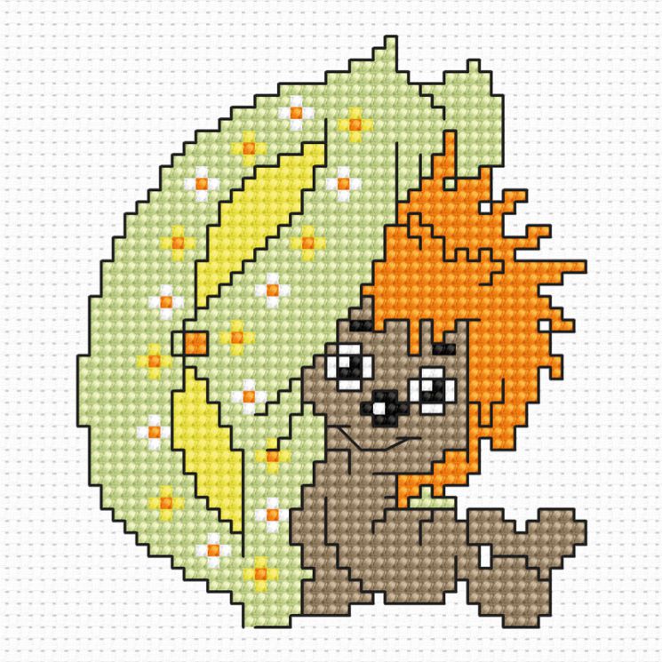 B070 Набор для вышивания Luca-S "Ежик"