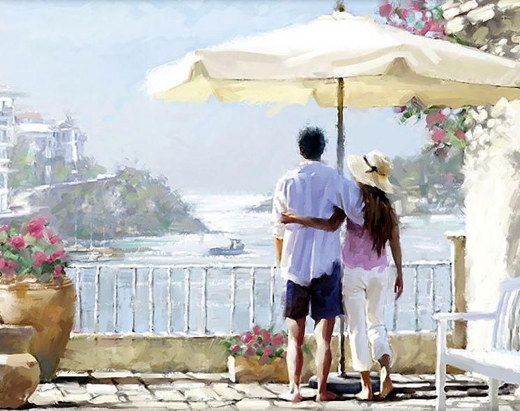 Алмазная мозаика Гранни «Каникулы в Италии» Ag4662