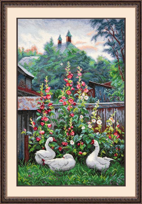 Набор для вышивания крестом ОВЕН "Вечер в русской провинции" 800