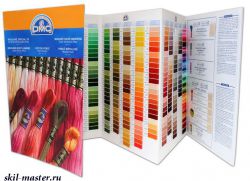 Карта цветов мулине DMC #W100A