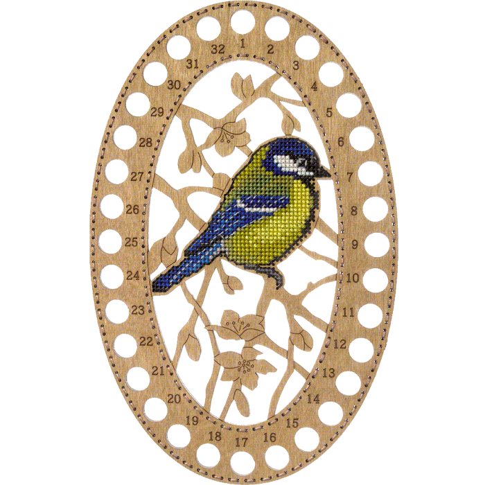 Заготовка для вышивки нитками по дереву FLHW-014 13*20см