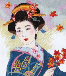 4-04 Набор для вышивания Алиса "Созерцание листопада"