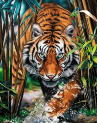 Ag 2464 Алмазная мозаика Гранни "Хищник джунглей"