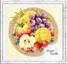 54-02 Набор для вышивания Чудесная игла "ФРУКТОВЫЙ КОКТЕЙЛЬ"