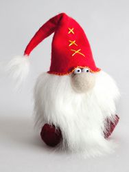 ПФГ-1551 Набор для создания игрушки Перловка "Красный гном" серия "Гномики"