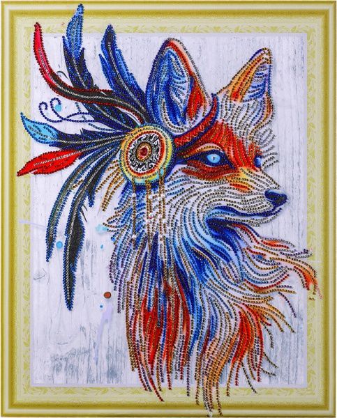 FKU017 Алмазная вышивка Color KIT «Звездная лиса»