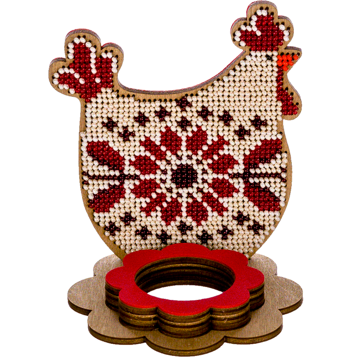 Набор для вышивания бисером по дереву ВОЛШЕБНАЯ  СТРАНА FLK-266, 9.5*11см