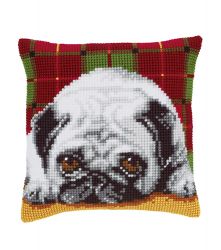 PN-0148811 Подушка "Мопс" набор для вышивания (Vervaco)