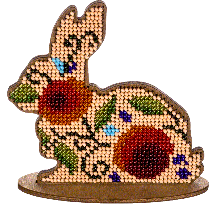 Набор для вышивания бисером по дереву ВОЛШЕБНАЯ  СТРАНА FLK-272, 10*10см