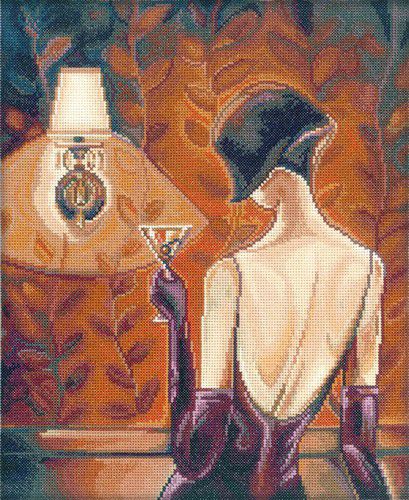 М238 Набор для вышивания РТО "Триш Биддл -  Эффектные женщины в роскошных местах"