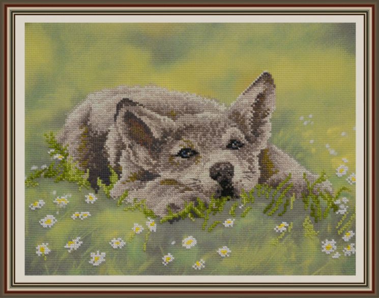 Набор для вышивания крестом ОВЕН "Волчок" РК-004