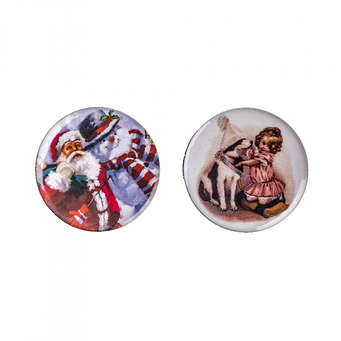 Магнитный двухсторонний держатель для игл ВОЛШЕБНАЯ  СТРАНА FLMH-032(M), 2.5см