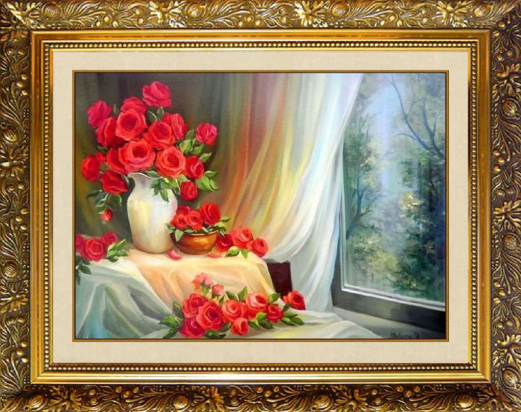 F-350 Алмазная мозаика МИЛАТО "Алая россыпь"