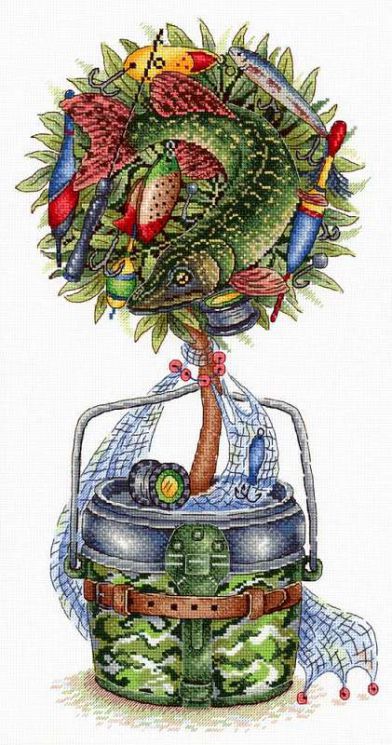 НВ-711 Набор для вышивания М.П.Студия "Удачный улов"