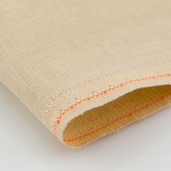 3609/233 Ткань в упаковке ГЕЛА Zweigart Belfast 32ct. 48х68см, (100%лен) цвет античная слоновая кость