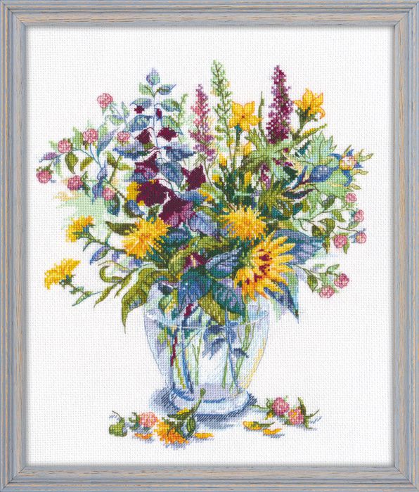 1072 Набор для вышивания ОВЕН "Букет с одуванчиками"