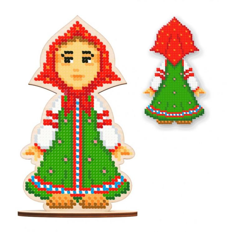 Набор для вышивания WoodStitch "Внучка",  8,5*14, SK-008