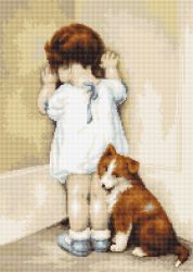 B371 Набор для вышивания Luca-S "Первая обида"