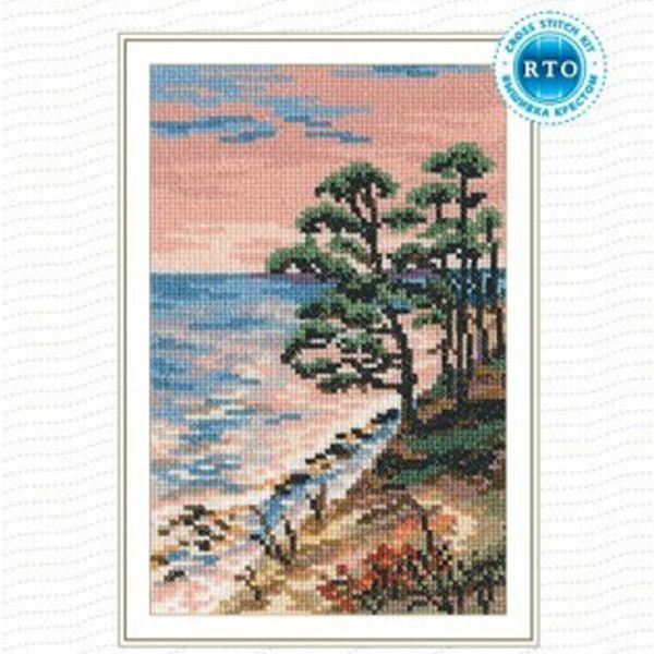 С208 Набор для вышивания РТО "Рассвет над озером"