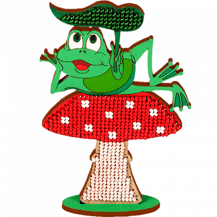 Набор для вышивания бисером по дереву Волшебная страна FLK-019, 7.5*12см