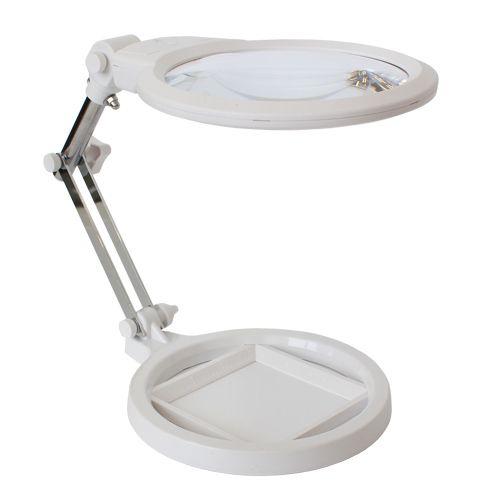 731020 Лупа с подсветкой на подставке с изм.шкалой (Hobby&Pro)