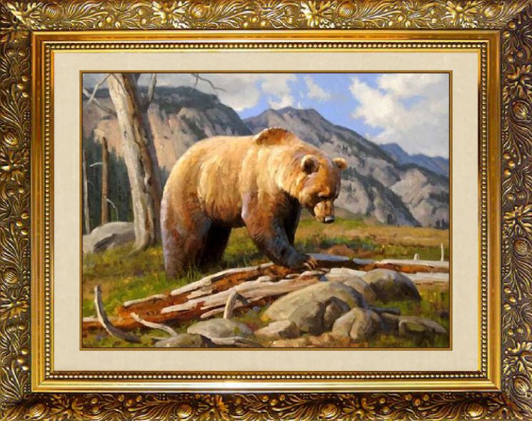 Алмазная мозаика Милато "Бурый" F-341