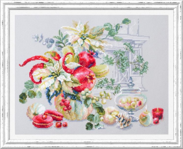 120-011 Набор для вышивания Чудесная игла "ЗИМНЯЯ ИМПРОВИЗАЦИЯ"