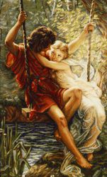 G415 Набор для вышивания Luca-S "Весна влюбленных"