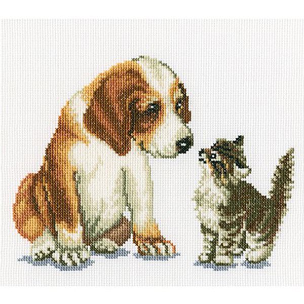 Набор для вышивания крестом РТО "Знакомство" C196