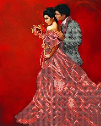 НКБ-031 Набор для вышивания бисером ТМ Наследие "Флирт"