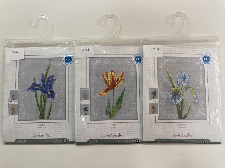 КВ-3 Комплект наборов для вышивания РТО "С154 + С155 + С156"